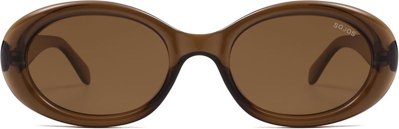 Sojos Small Retro Oval Polarized Sunglasses for Women Men 90s Vintage UV400 Protection Tiny Sun Glasses SJ2286 - Image 3